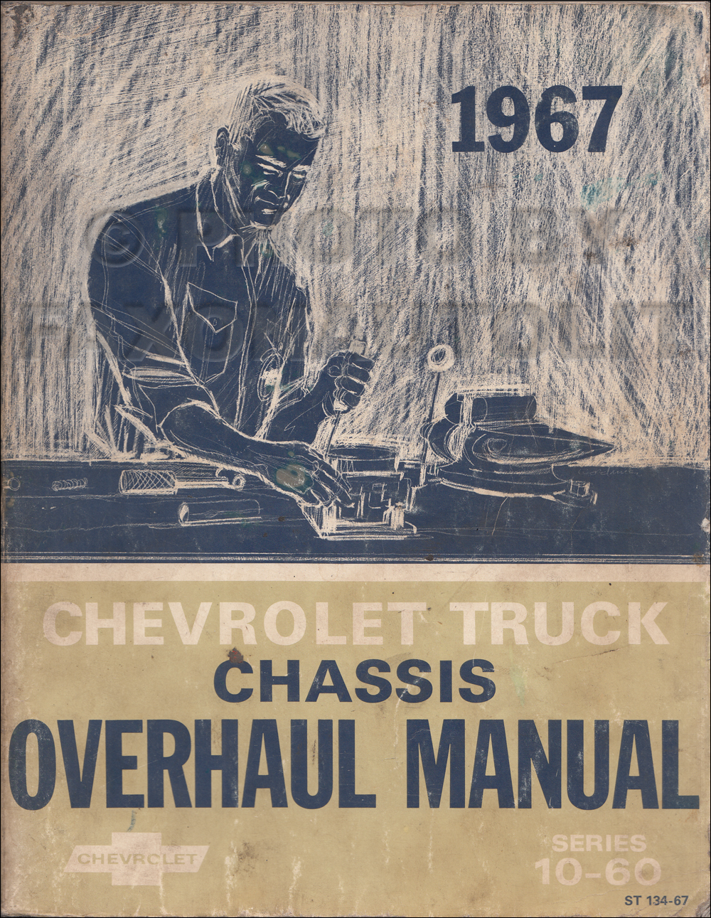1967 Chevy 10-60 Truck Engine & Transmission Overhaul Manual Original