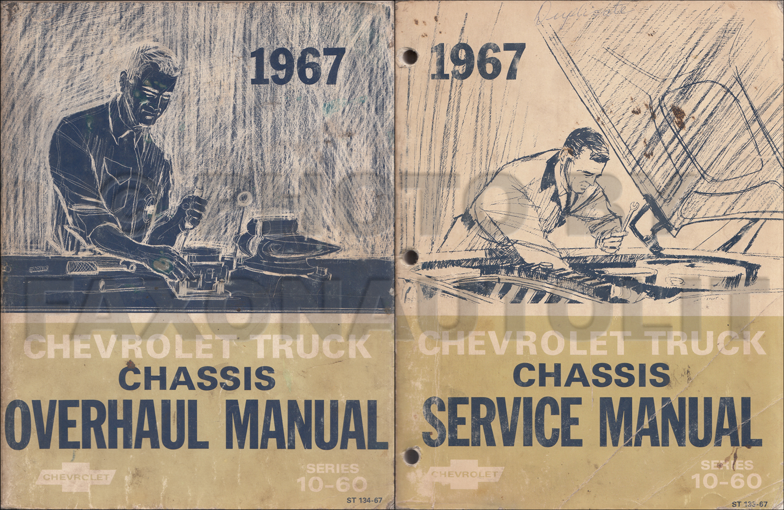 1967 Chevy 10-60 Truck Repair Shop Manual & Overhaul manual Original Set