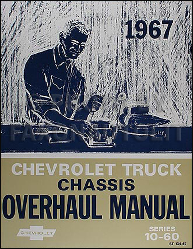 1967 Chevy 10-60 Truck Engine and Transmission Overhaul Manual Reprint