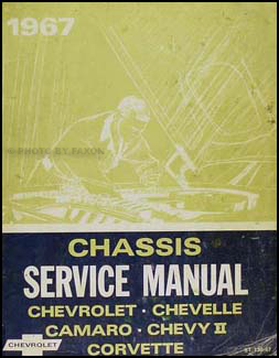 1967 Chevy Shop Manual Original  -- Impala, SS, Caprice, Chevelle, El Camino, Camaro, Chevy II/Nova, Corvette