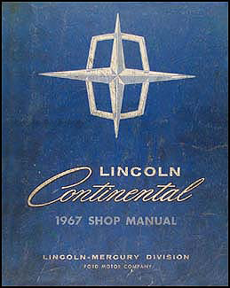1967 Lincoln Continental Shop Manual Original