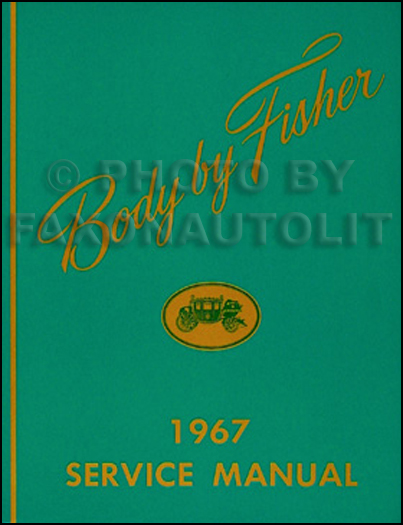 old listing for 1967 Buick Body Repair Shop Manual Reprint