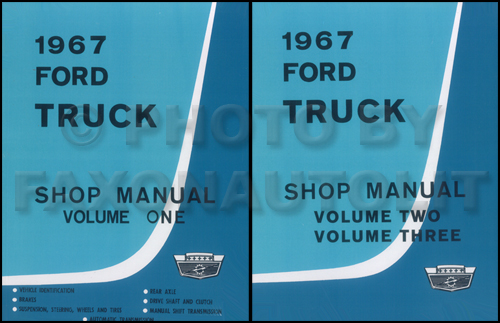 1966 Ford Truck Shop Manual Reprint Set