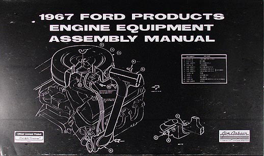 1967 Ford, Lincoln, & Mercury Engine Assembly Manual Reprint