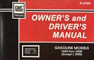 1967 GMC Owner's Manual Reprint 1000-3500 Truck Pickup Suburban