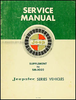 1967 Jeepster T14 3-Speed Tranny & A/C Shop Manual Original Supplement