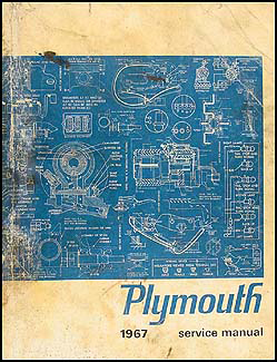 1967 Plymouth Shop Manual Original