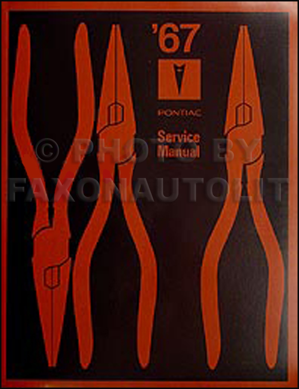 1967 Pontiac Repair Shop Manual Reprint