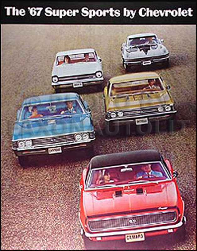 1967 Chevy SS Brochure Reprint Impala Chevelle Nova Camaro Corvette