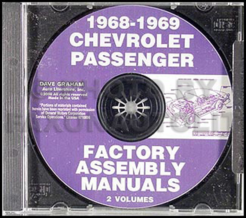 CD-ROM 1968-1969 Chevrolet Assembly Manual