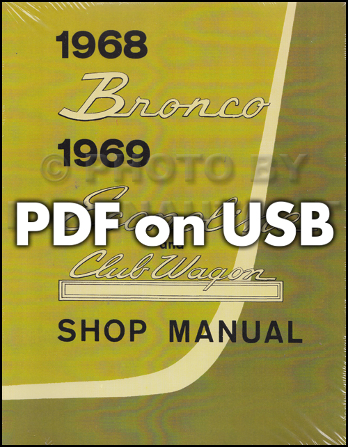 1979 Ford Truck CD Shop Manual 79 F100-350 Pickup Bronco and Van