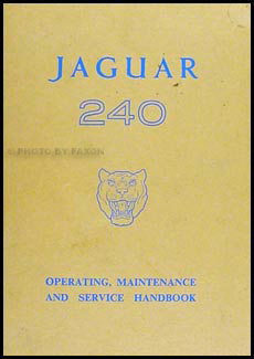 1968-1969 Jaguar 240 Owner's Manual  Original