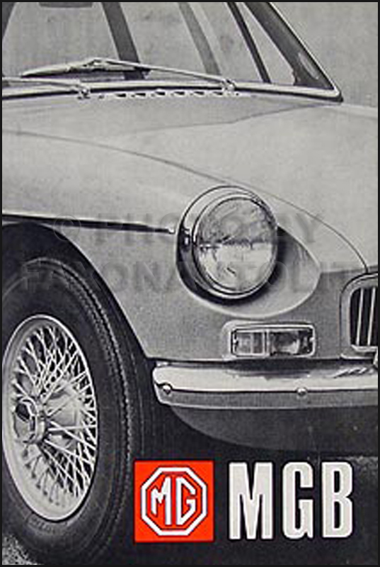 1968-1969 MGB (US) Owner's Manual Reprint