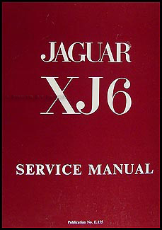 1968-1973 Jaguar XJ6 Repair Manual Reprint