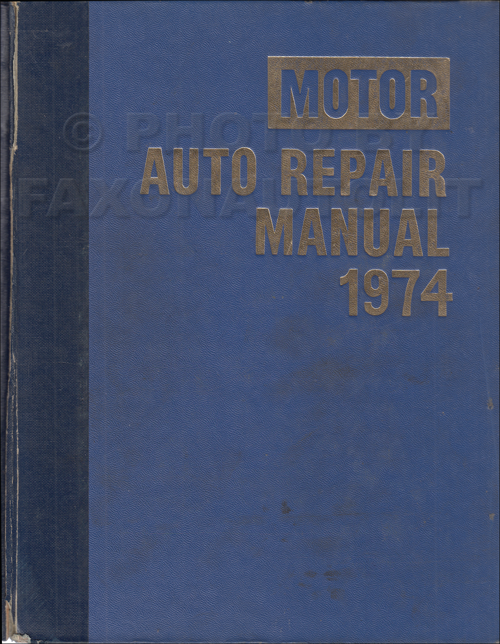 1968-1974 Motors Shop Manual US Cars 37th Edition
