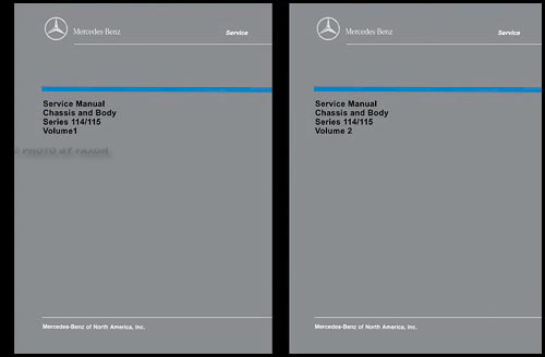 1968-1976 Mercedes 114/115 Chassis and Body Service Manual