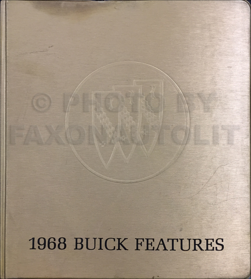 1968 Buick Data Book Original Revised Edition