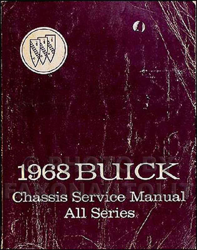 1968 Buick Shop Manual Original All Models