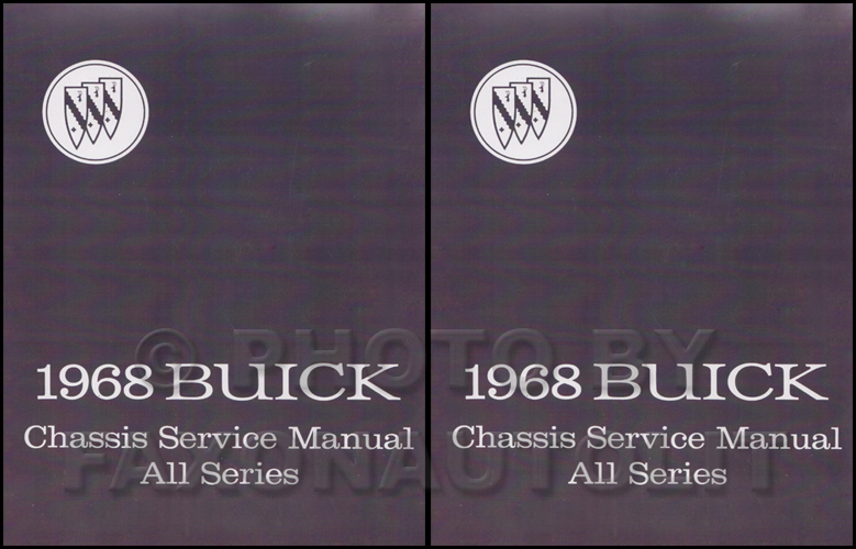 1968 Buick Shop Manual Reprint - All Models
