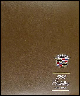 1968 Cadillac Data Book Original