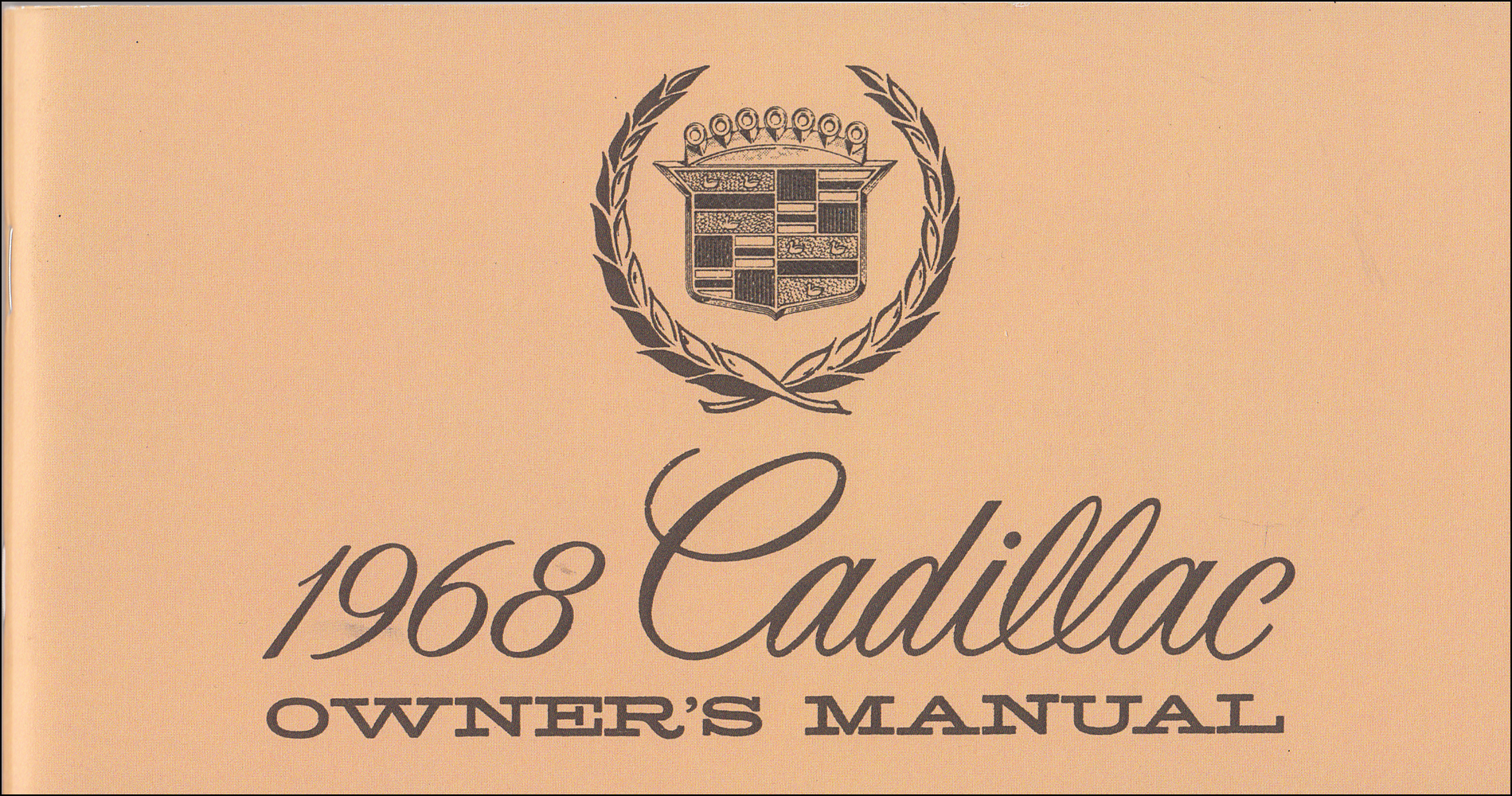 1968 Cadillac Owner's Manual Reprint