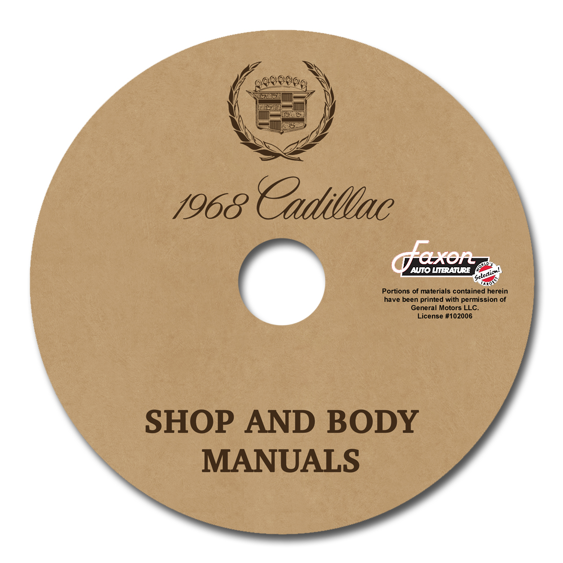 1967 Cadillac Shop Manual & Body Manual on CD-ROM 