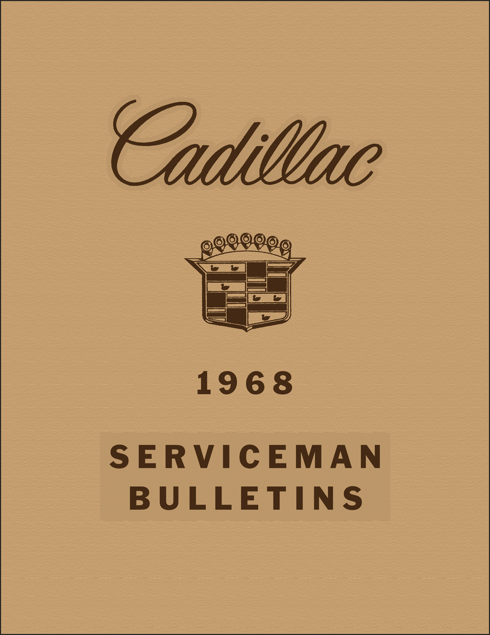 1968 Cadillac Service Bulletins Reprint