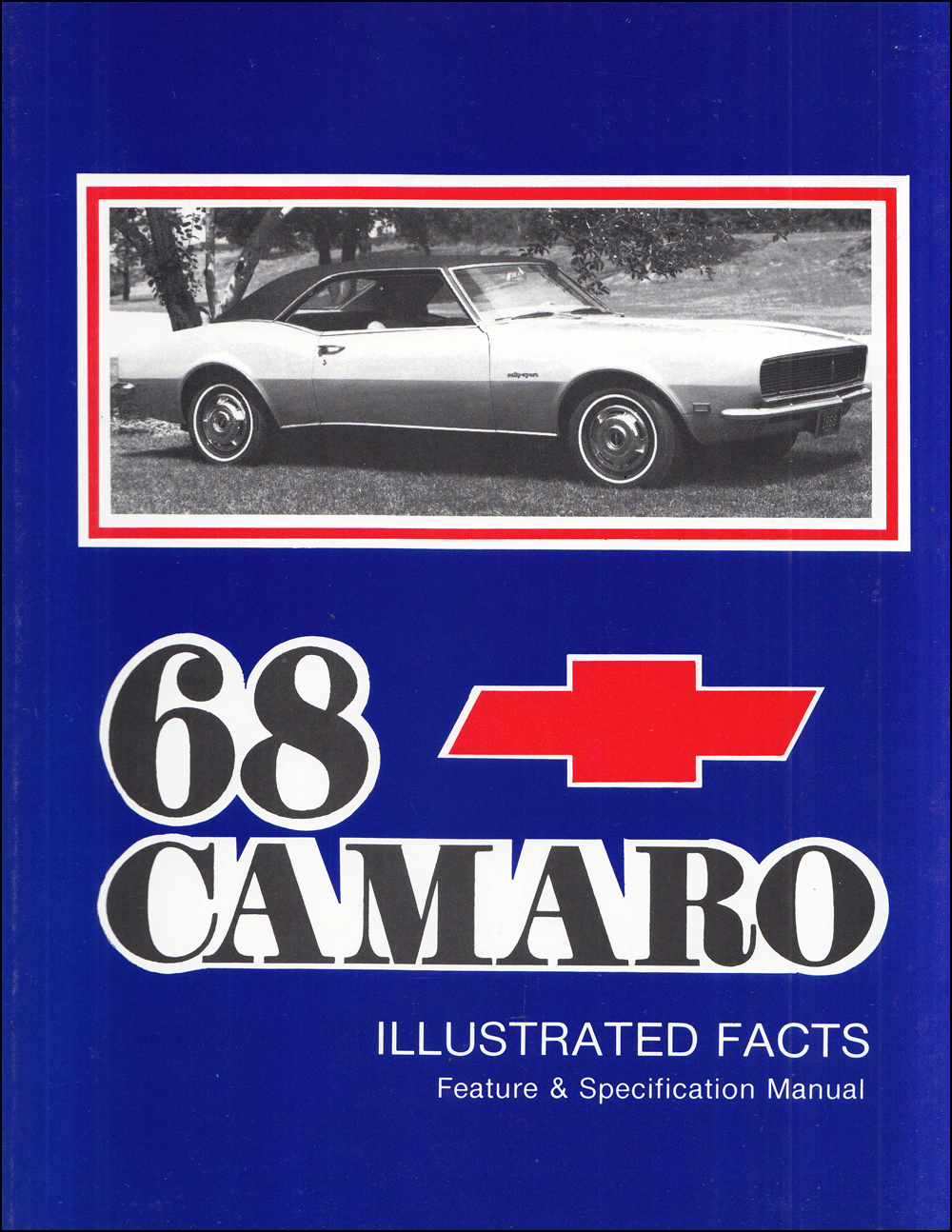 1968 Chevrolet Camaro Finger Tip Facts Book Reprint