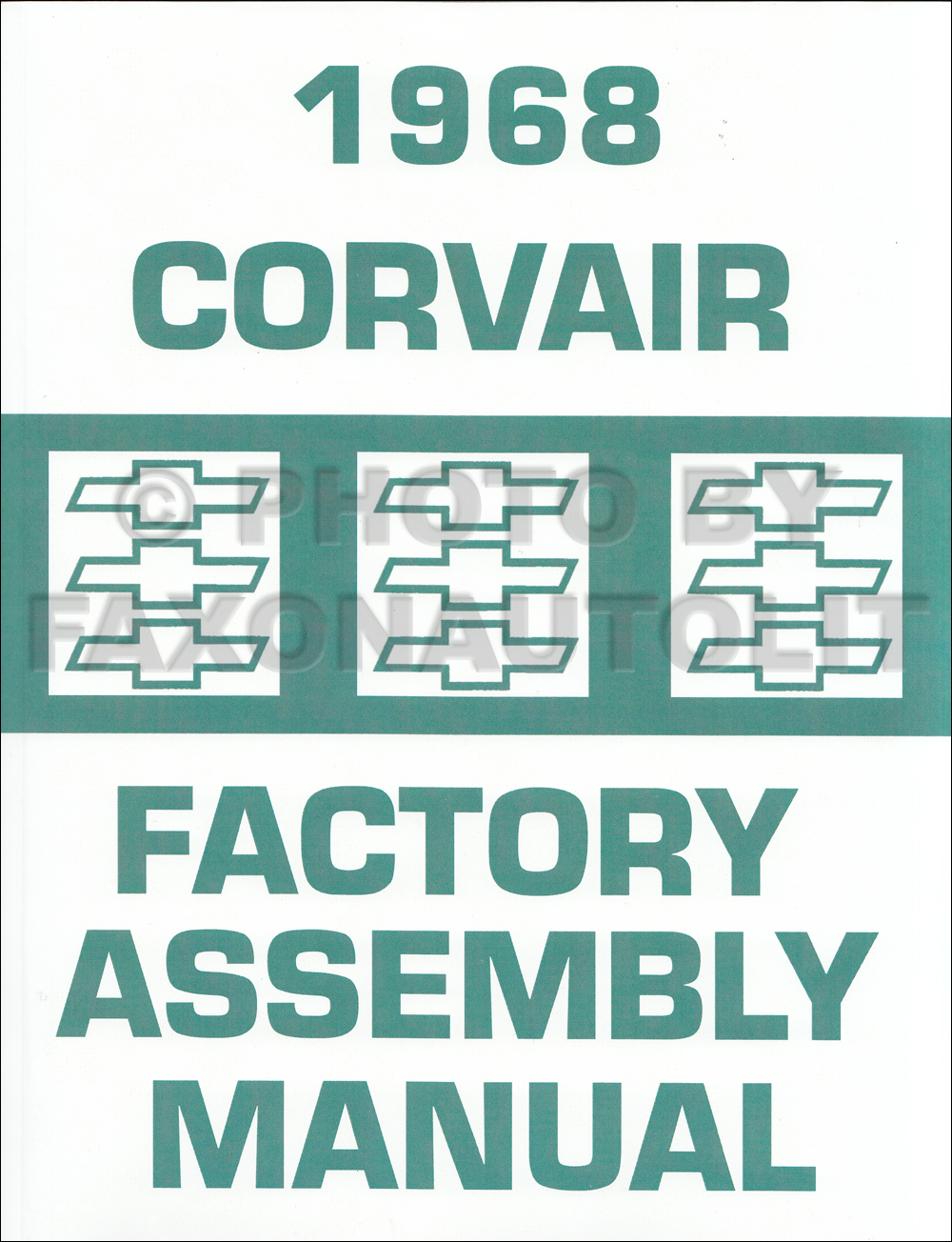 1968 Chevy Corvair and Monza Assembly Manual Reprint
