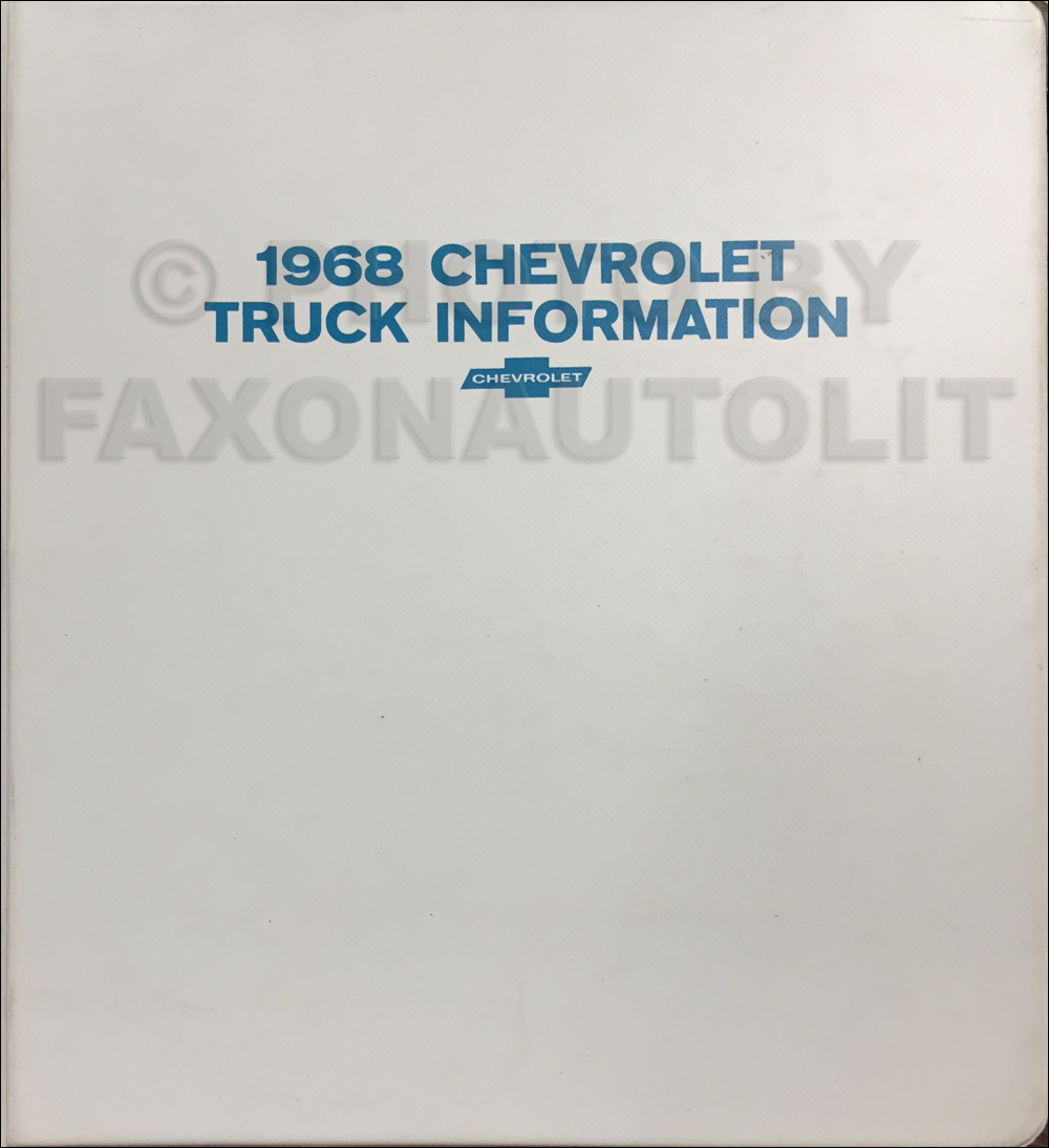1968 Chevrolet Truck Sales Brochure Set in a Dealer Album