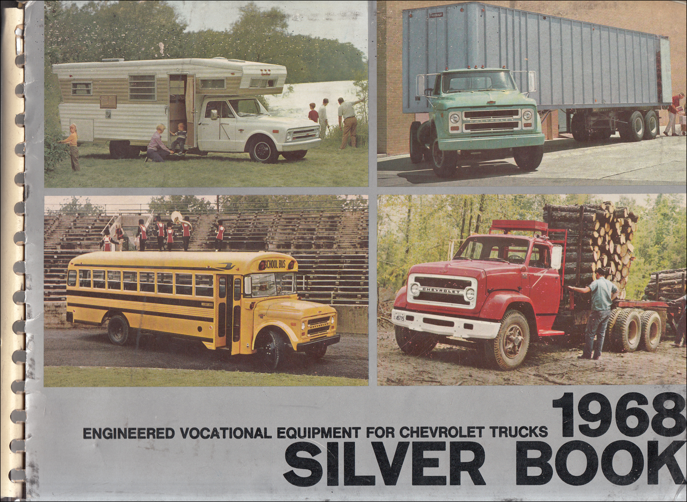 1968 Chevrolet Truck Silver Book Special Equipment Dealer Album