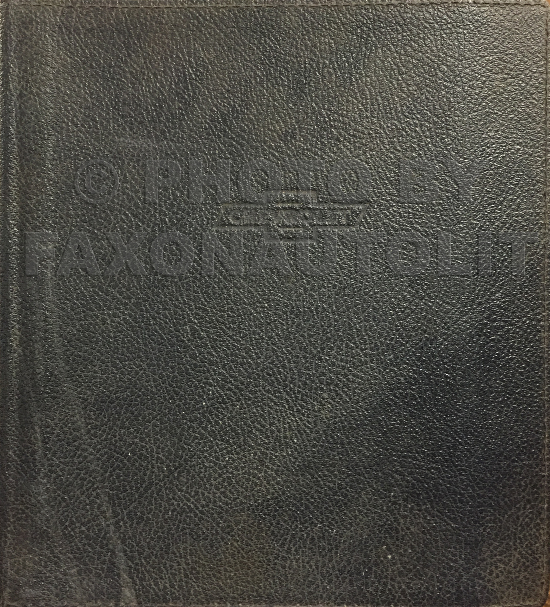 1968 Chevrolet Truck Data Book Original