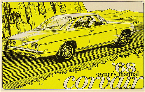 1968 Chevrolet Corvair & Monza Owner's Manual Reprint
