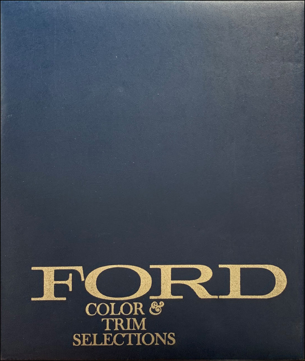 1968 Ford Color and Upholstery Dealer Album