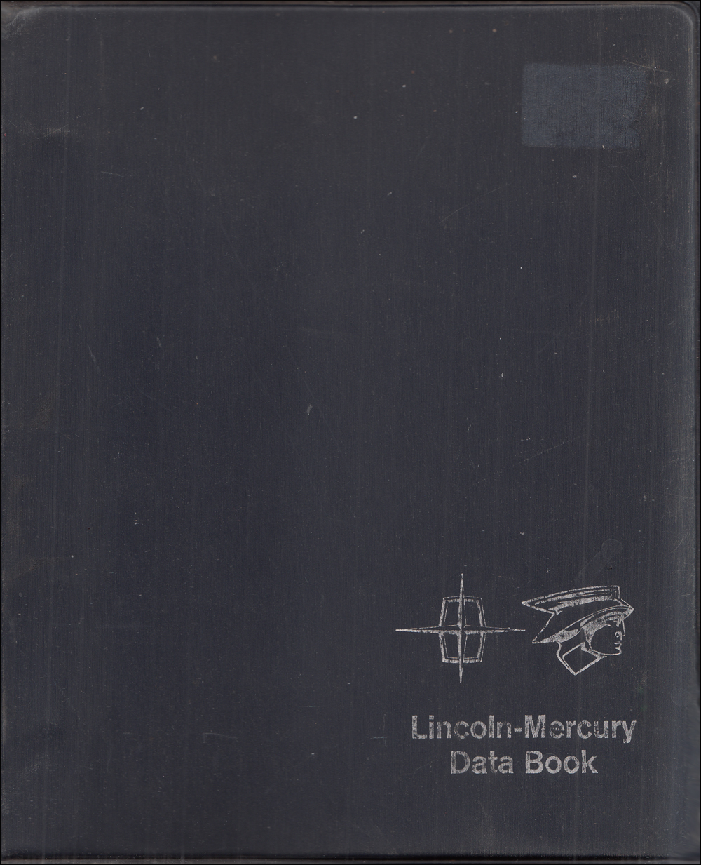 1968 Mercury Data Book Original