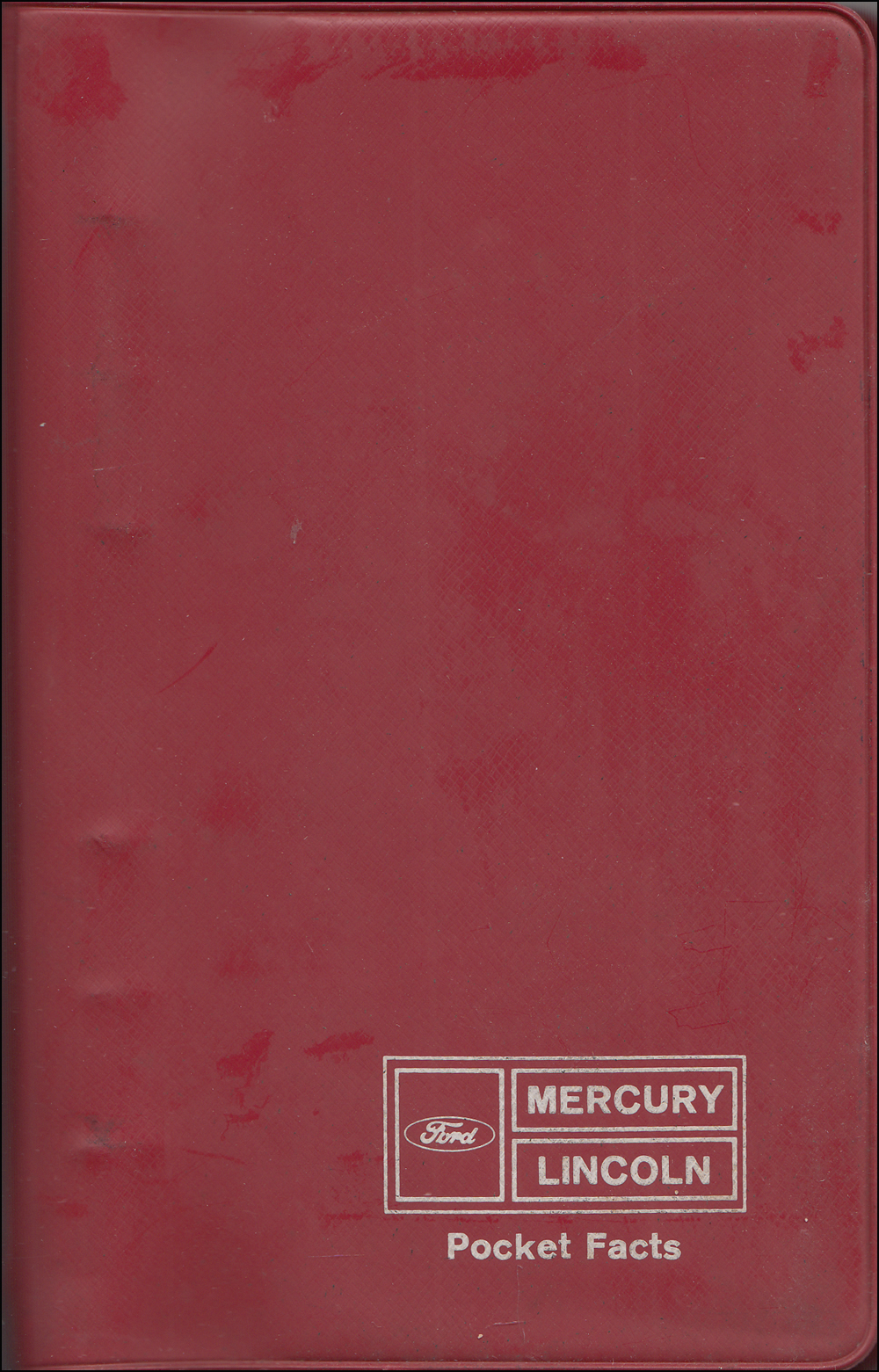 1968 Lincoln/Mercury Pocket Facts Book Original