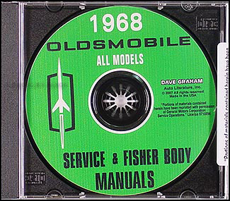1968 Oldsmobile CD Shop Manual & Body Manual