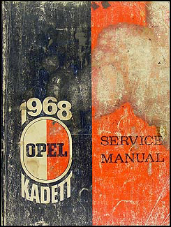 1968 Opel Kadett Repair Manual Original 