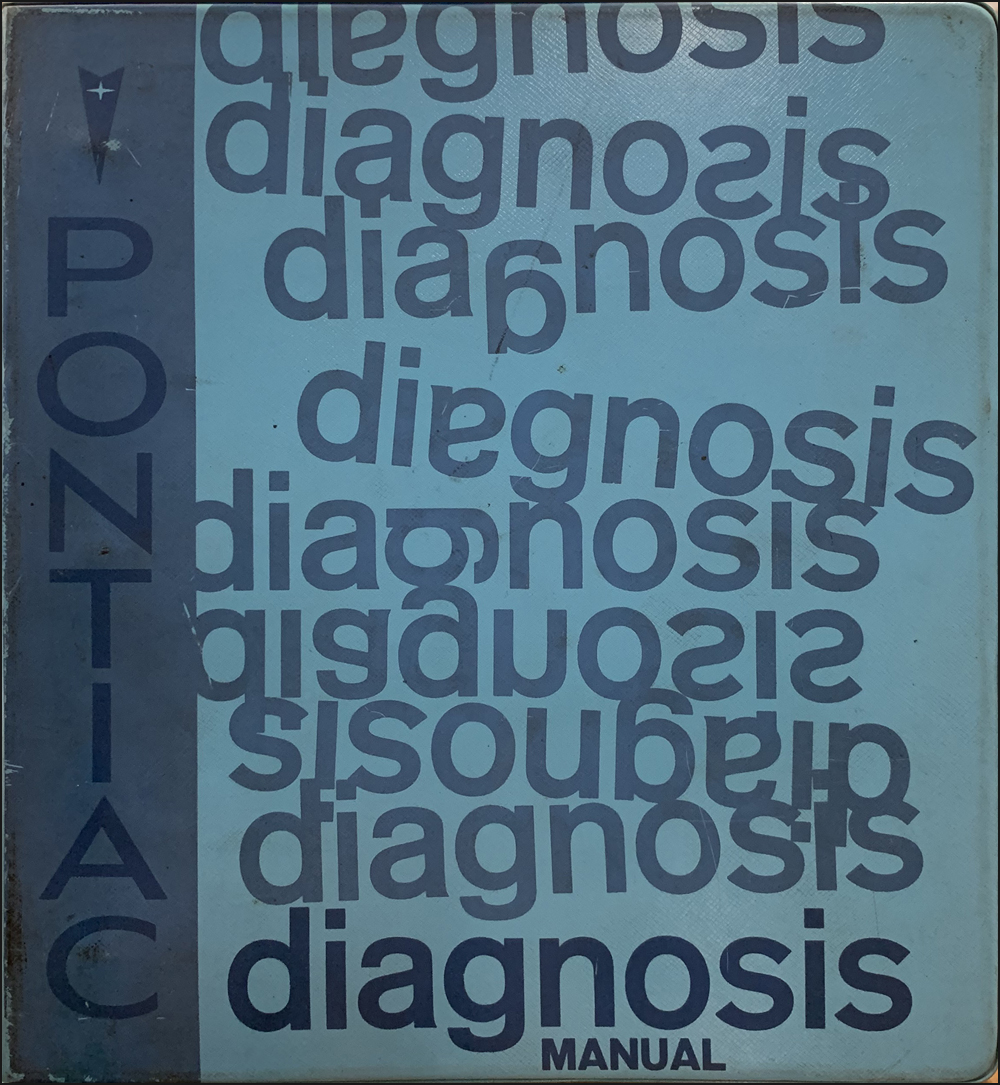 1968 Pontiac Diagnosis Manual Original