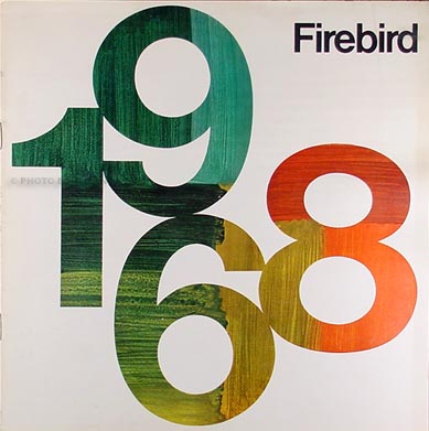 1968 Pontiac Firebird Sales Catalog Original