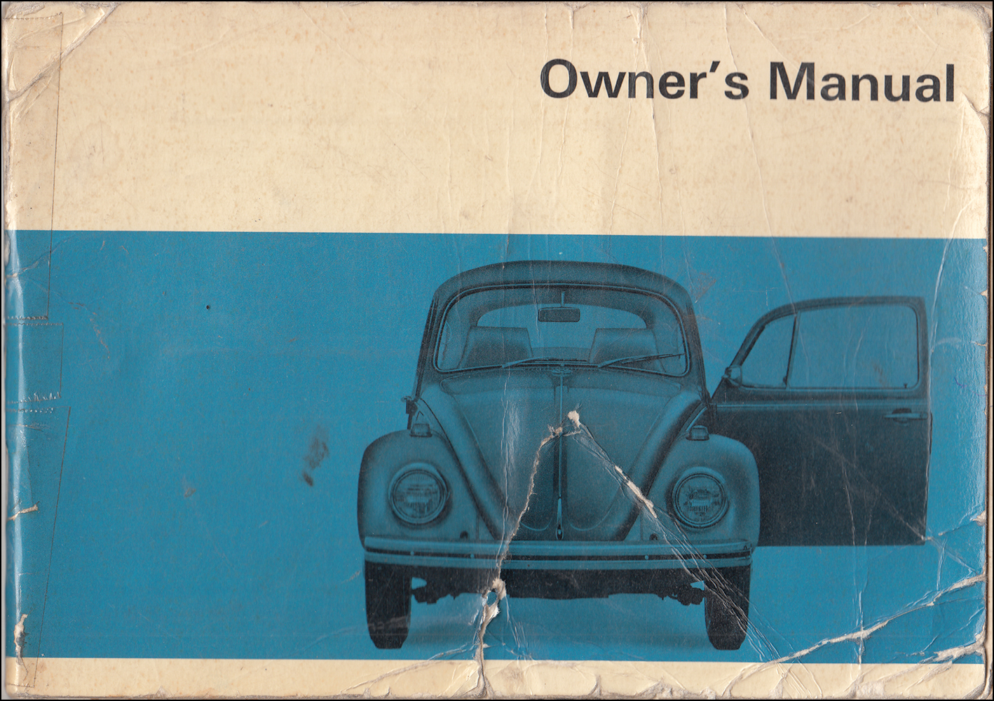 1968 Volkswagen Beetle Owner's Manual Original Type 1 Bug 