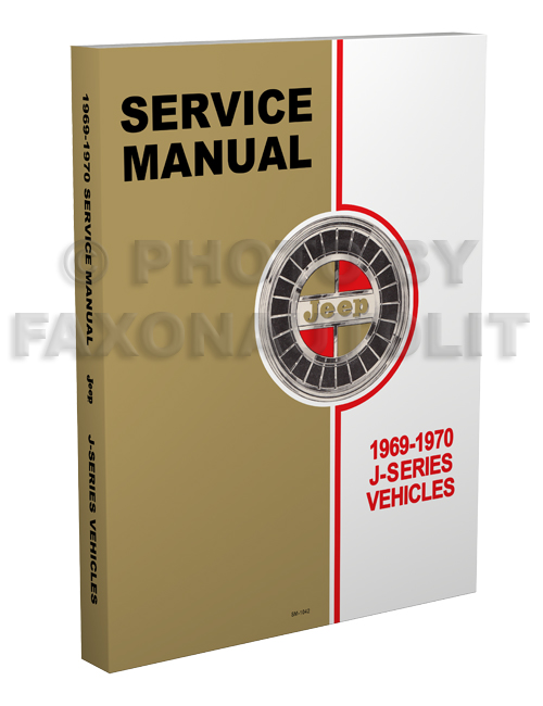 1969-1970 Jeep Gladiator & Wagoneer Shop Manual Original 