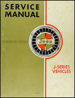 1969-1970 Jeep Gladiator & Wagoneer Shop Manual Original 