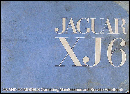 1969-1971 Jaguar XJ6 Owner's Manual Original