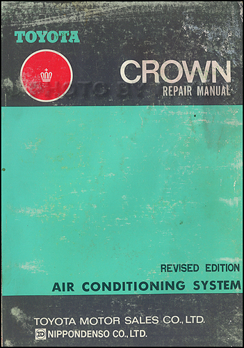 1969-1971 Toyota Crown A/C System Manual Original No. MAC-038