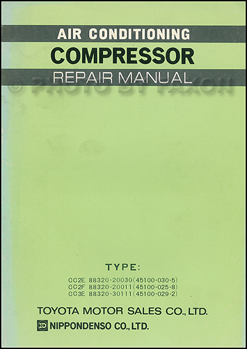 1969-1972 Toyota Land Cruiser A/C Compressor Manual Original