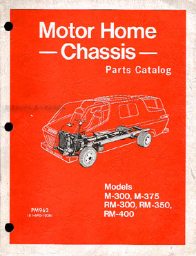 1969-1973 Dodge Motorhome Parts Book Original