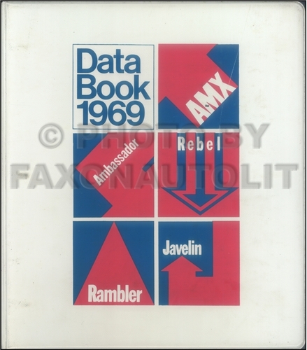 1969 AMC Data Book Original