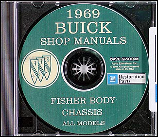 1969 Buick CD-ROM Shop Manual and Body Manual