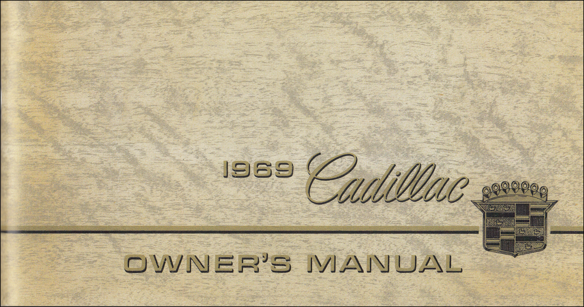 1969 Cadillac Owner's Manual Reprint